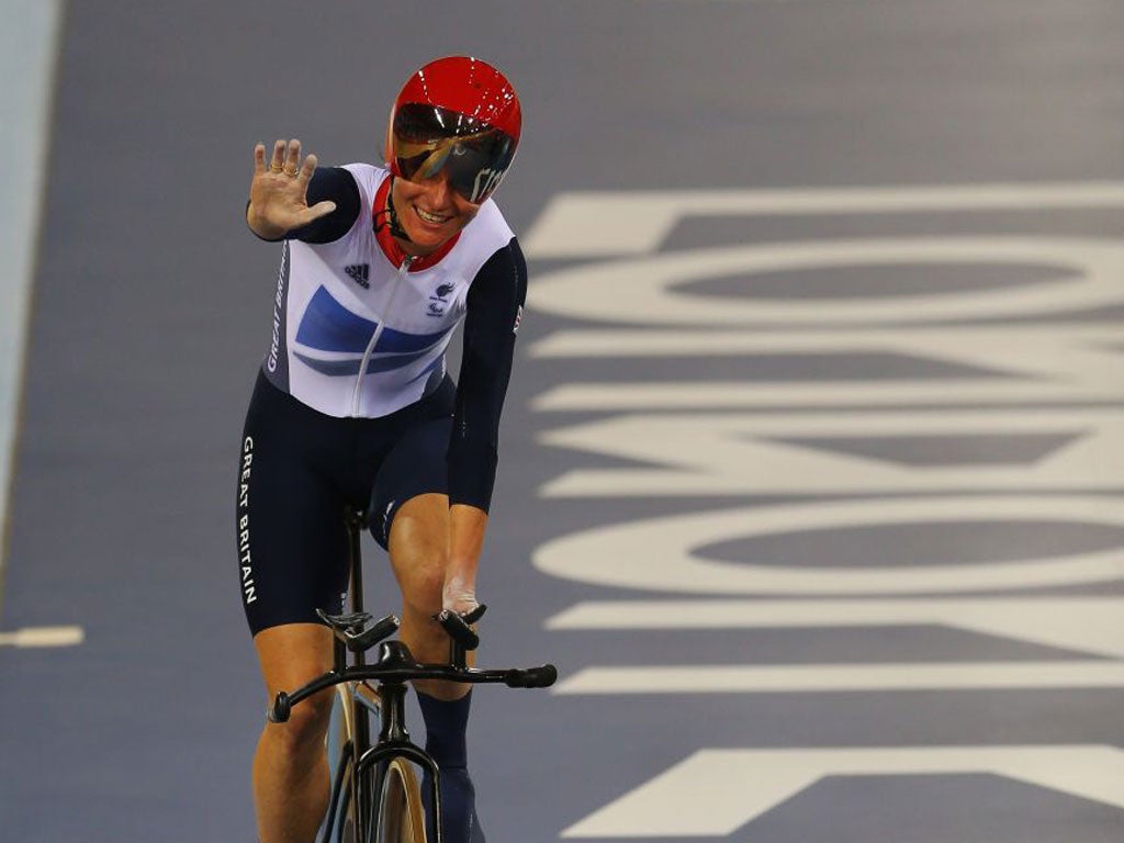 Cyclist Crystal Lane put down a serious marker for Rio in 2016