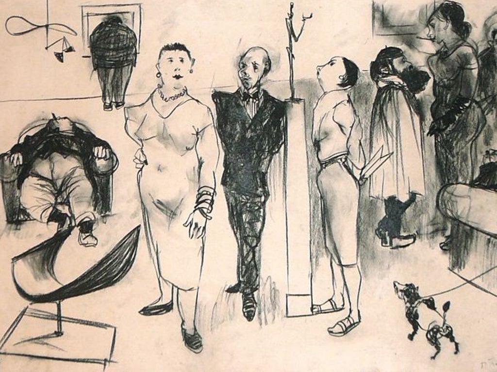 'Private View', 1958, from Berger's archive