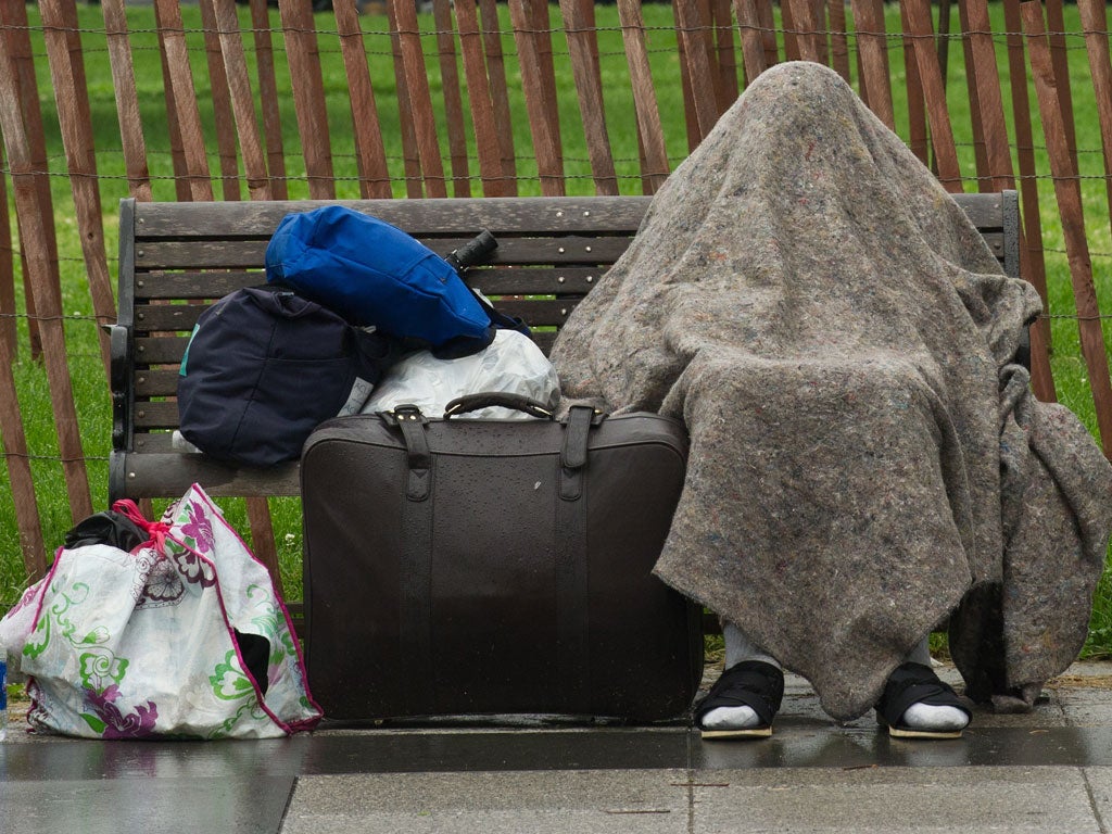 Abandoned: Down and out in Washington; a large number of homeless people are mentally ill