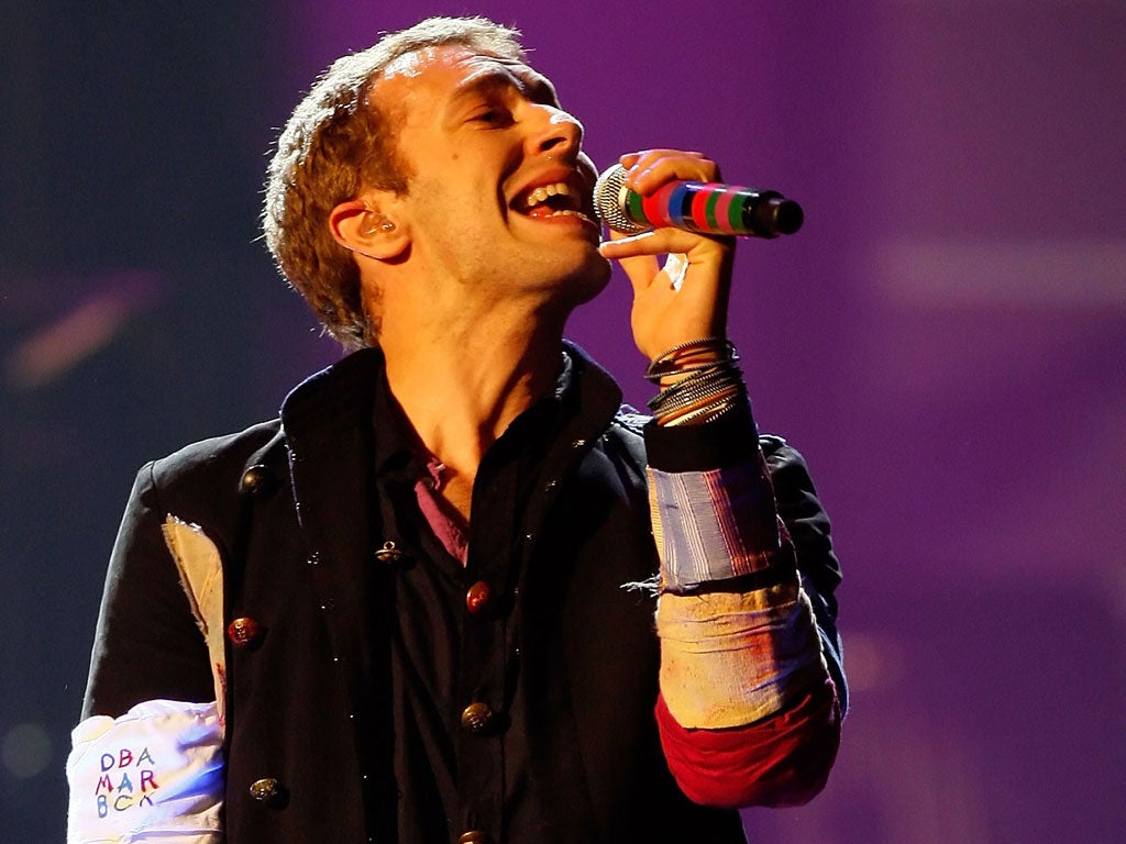 Chris Martin and his band will take centre stage in a performance that will take the audience through the seasons via Britain's ancient and modern festivals