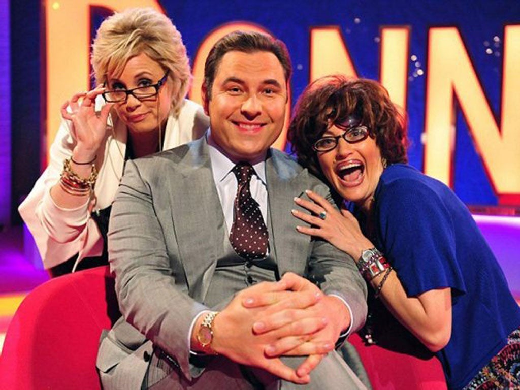 Specs appeal: David Walliams guesting on ‘Ronna and Beverly'