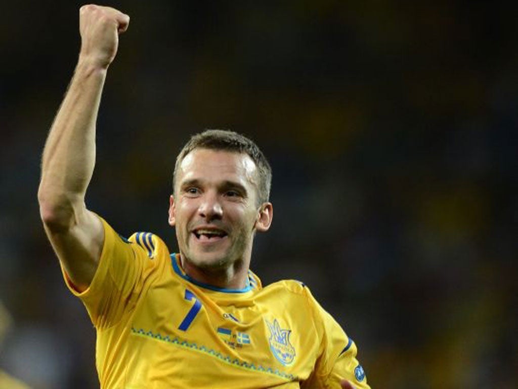The Ukraine football leyend Andrei Shevchenko will not face England tomorrow