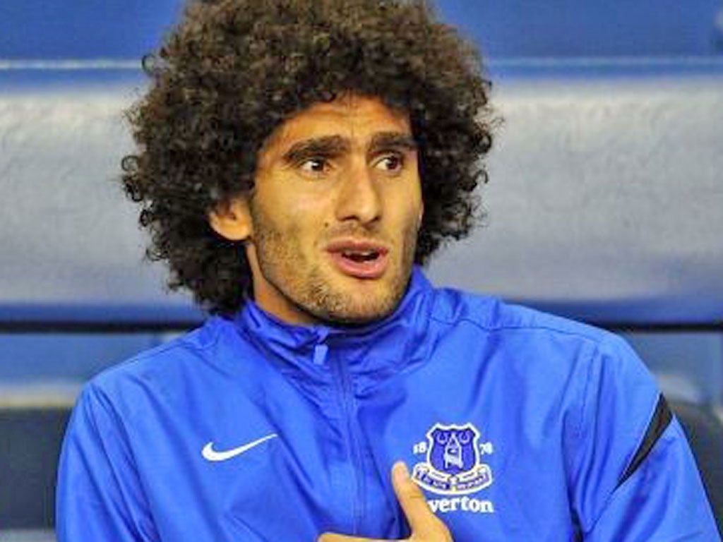 The midfielder Marouane Fellaini claims he could leave Everton in January