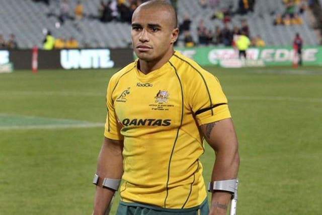 Will Genia sustained a serious knee injury against South Africa