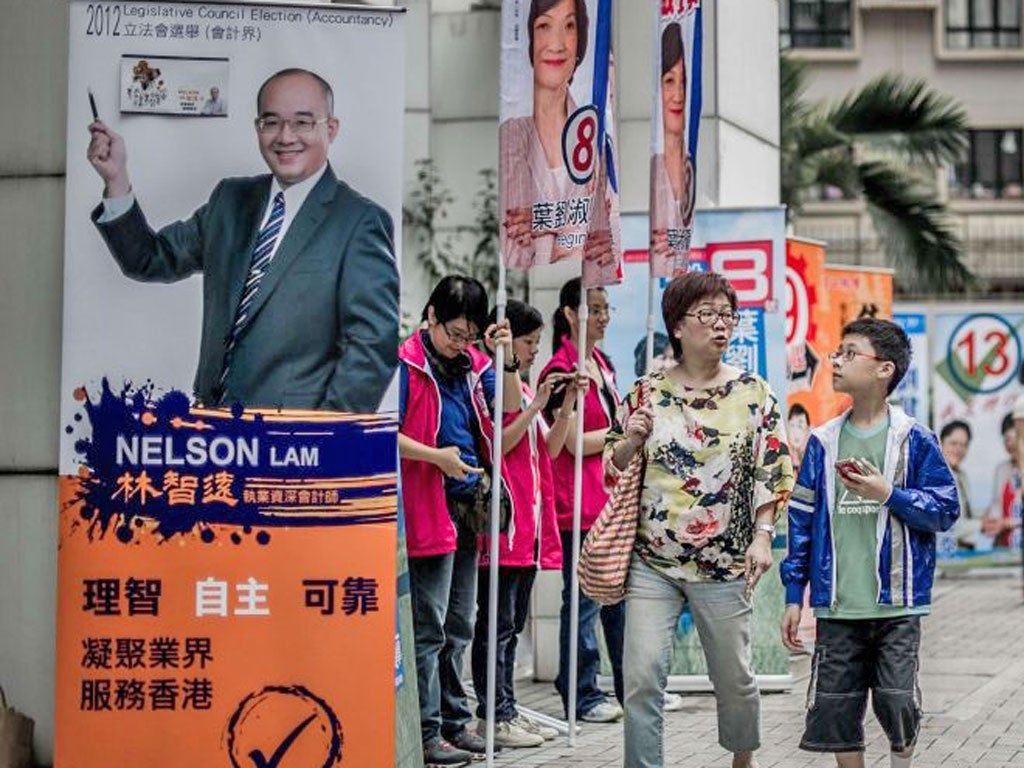 Voters chose 40 representatives to the Legislative Council