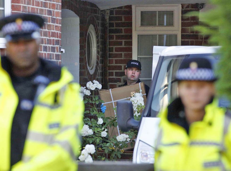 Police continued to search the Al-Hilli family home yesterday