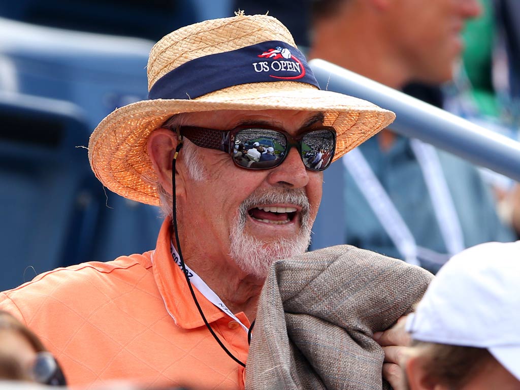 Sir Sean Connery at the US Open