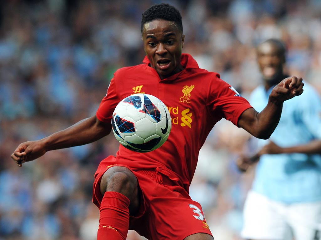 Liverpool winger Raheem Sterling