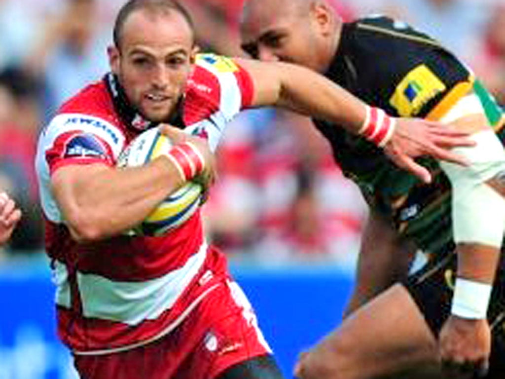 Charlie Sharples: The Gloucester wing injured his shoulder at London Irish on Saturday