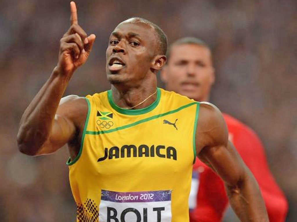 6. The 100m final: It is the event that defines the Olympic Games, a showpiece competed for by eight showmen. The winner receives the
simplest and greatest title in sport – the fastest man on earth. He is, of course, Usain Bolt. And he is, of course, a sp