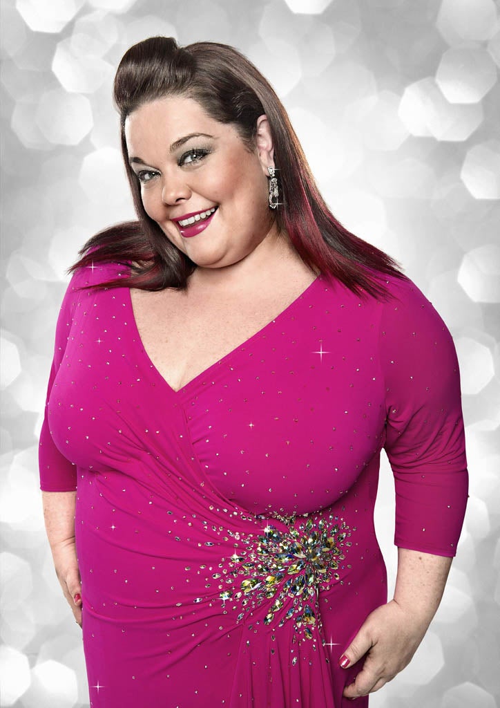 Lisa Riley, one of this year's celebrity contestants in BBC1's Strictly Come Dancing.