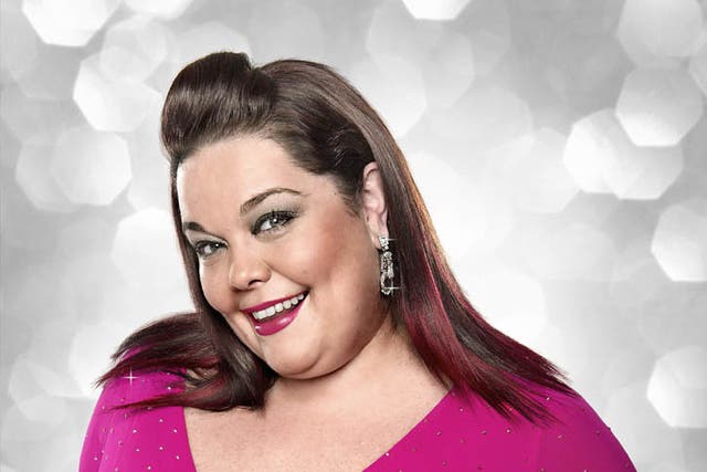 Lisa Riley, one of this year's celebrity contestants in BBC1's Strictly Come Dancing.