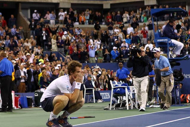 Andy Murray after winning the US Open final