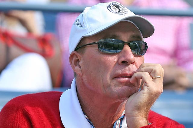 Ivan Lendl watches anxiously during Andy Murray's win