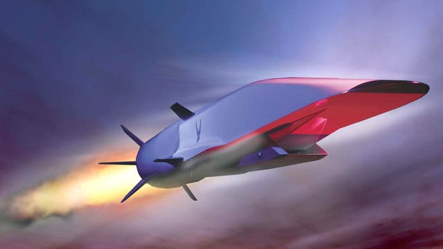An artist's impression of Boeing's X-51A Waverider