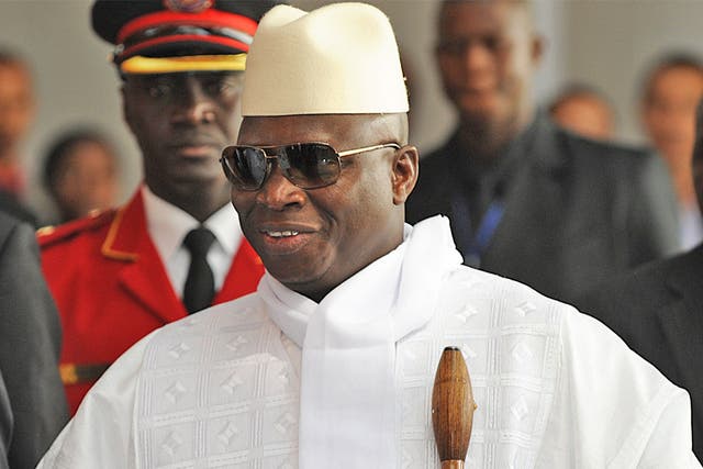 President Jammeh has been unmoved by protests against his regime