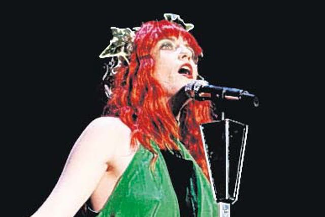 Delectable vocals: Florence Welch