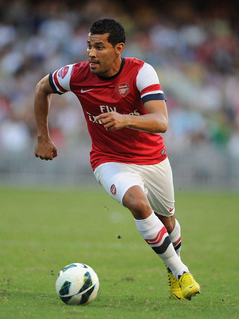 Arsenal defender Andre Santos has been charged with dangerous driving