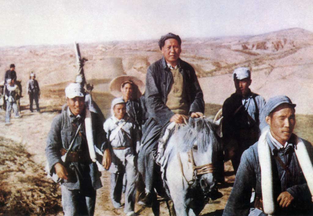 Soldier-scholar: Mao Zedong on a trip to Shaanbei in 1947 during the civil war with the Guomintang