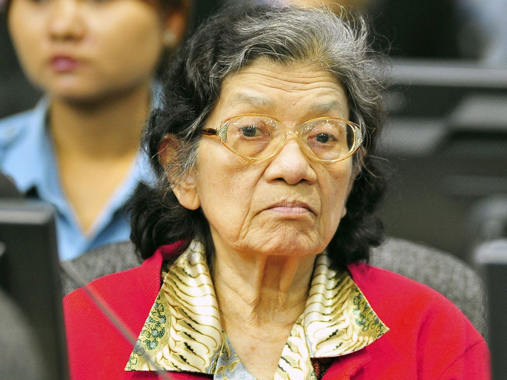 Ieng Thirith is believed to be suffering from Alzheimer's