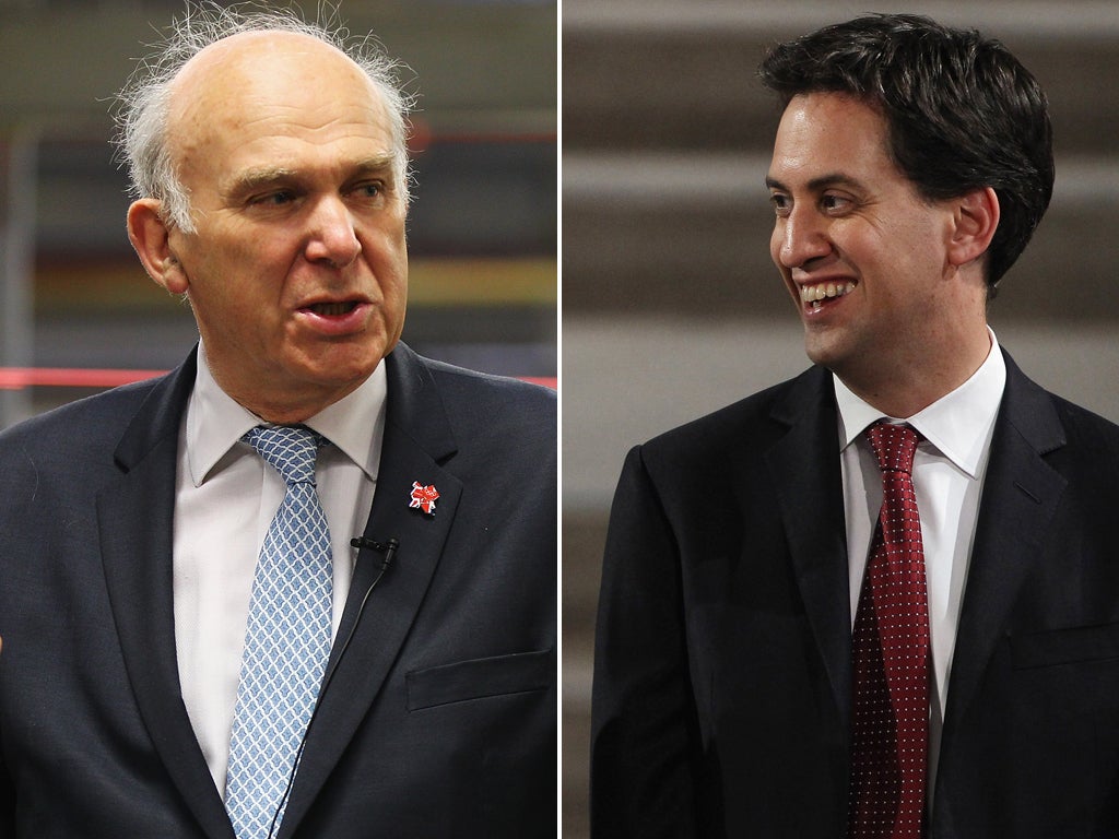 Vince Cable's aides dismissed the criticism of the text exchanges between the Business Secretary and Labour leader Ed Miliband