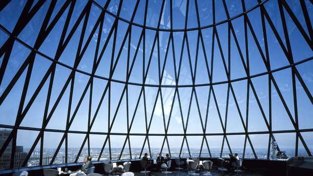 Big draw: Buildings such as the Gherkin always attract huge interest