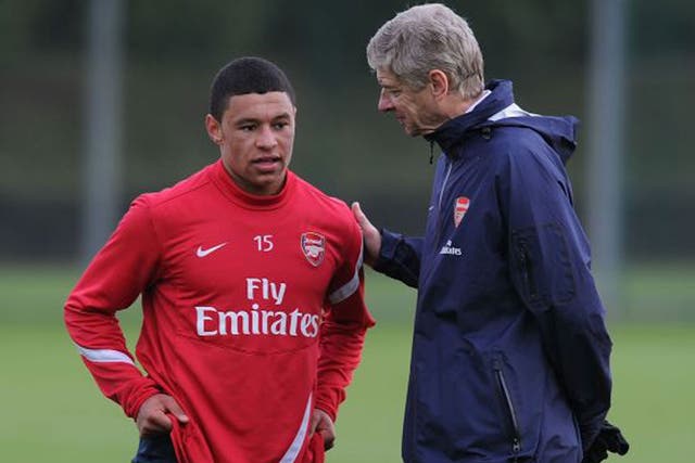 Wenger sees Oxlade-Chamberlain as a future central midfielder