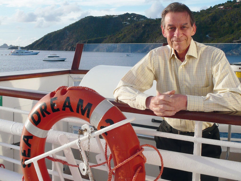 Ready to set sail: cruise guidebook author Douglas Ward
