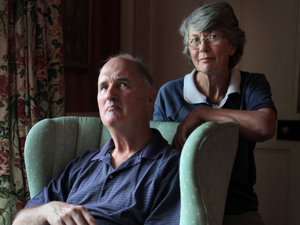 Vicki Graham is her husband Jamie's carer - he suffers from Alzheimers
