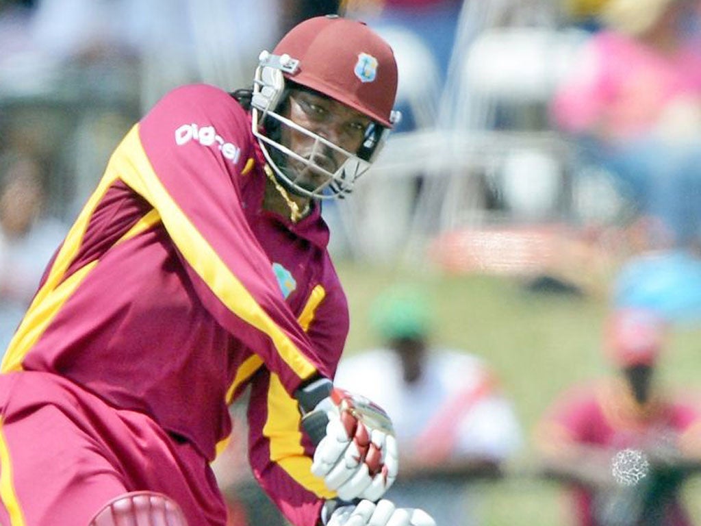 Chris Gayle - West Indies: Twenty20 could have been invented for him and he for Twenty20. Swashbuckling, fearless approach replete
with bravura down-the-ground hitting. If he’s out the game loses something. A couple of big innings in this tournament and W
