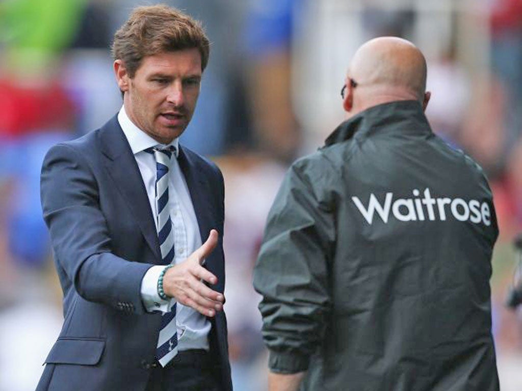 Andre Villas-Boas picked up his first win with Tottenham