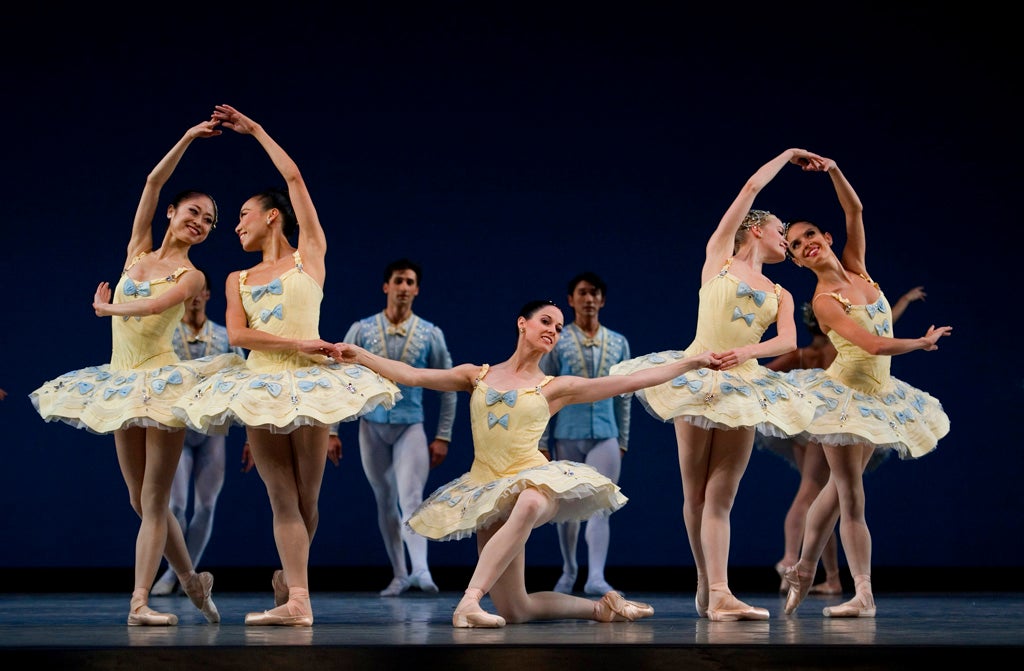 San Francisco Ballet performing Balanchine’s Divertimento No. 15