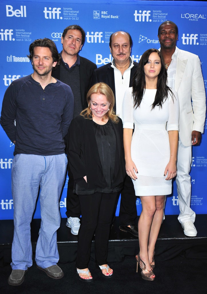 The cast of Silver Linings Playbook at the Toronto Film Festival