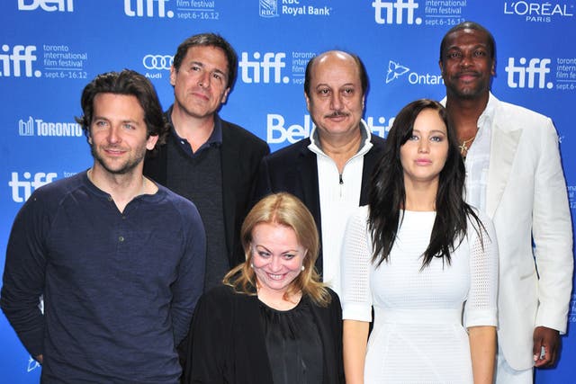 The cast of Silver Linings Playbook at the Toronto Film Festival