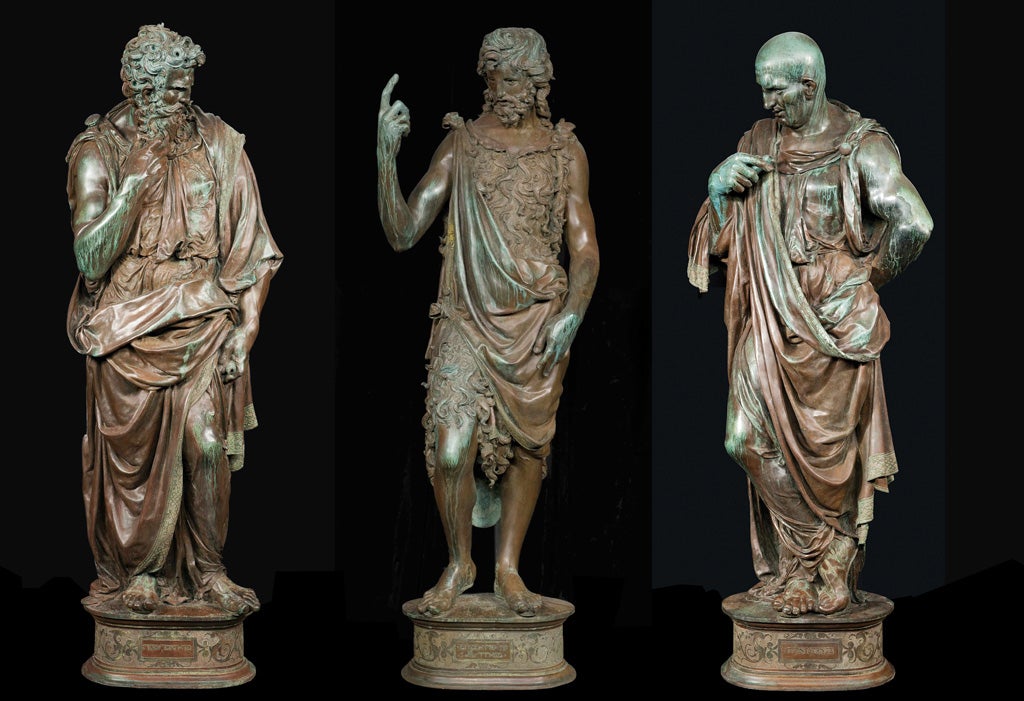 Giovanfrancesco Rustici The Pharisee, St John the Baptist and The Levite from The Sermon of Saint John the Baptist