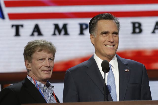 Romney with 'mad professor' Stuart Stevens who presides over his campaign