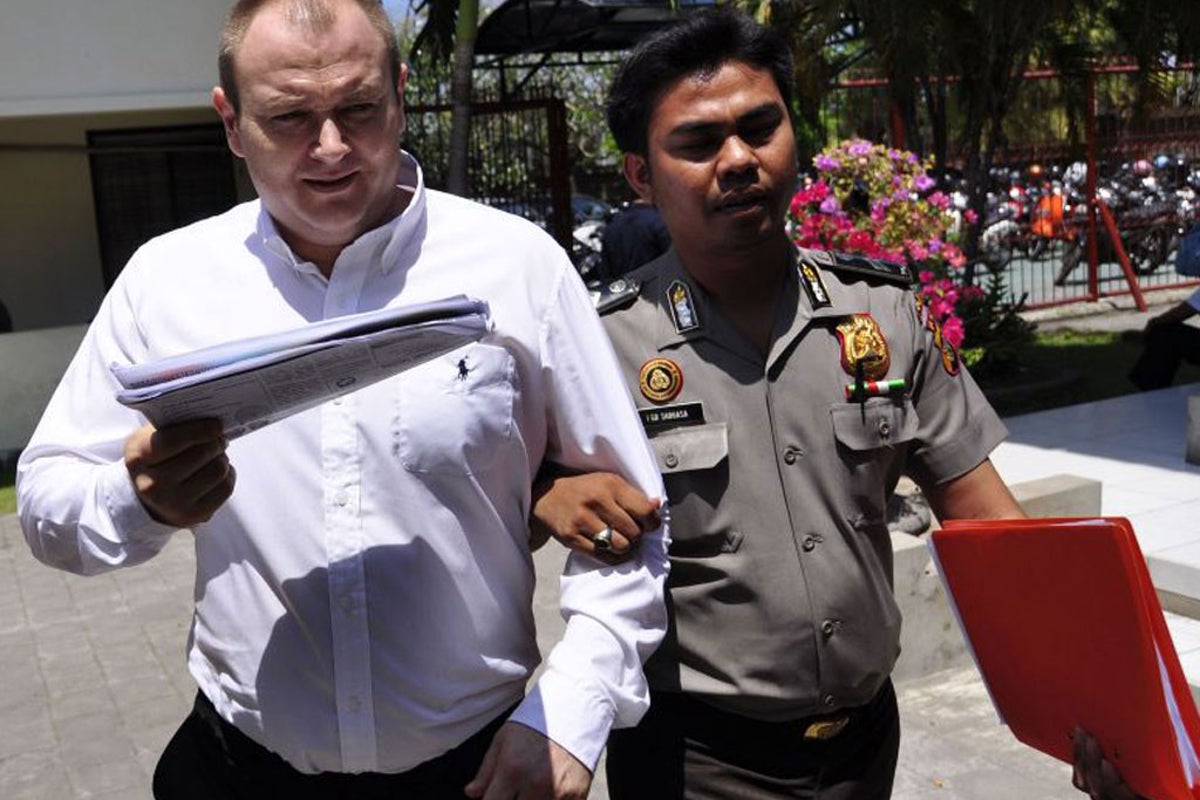 British property dealer accused of smuggling cocaine in Bali escapes ...
