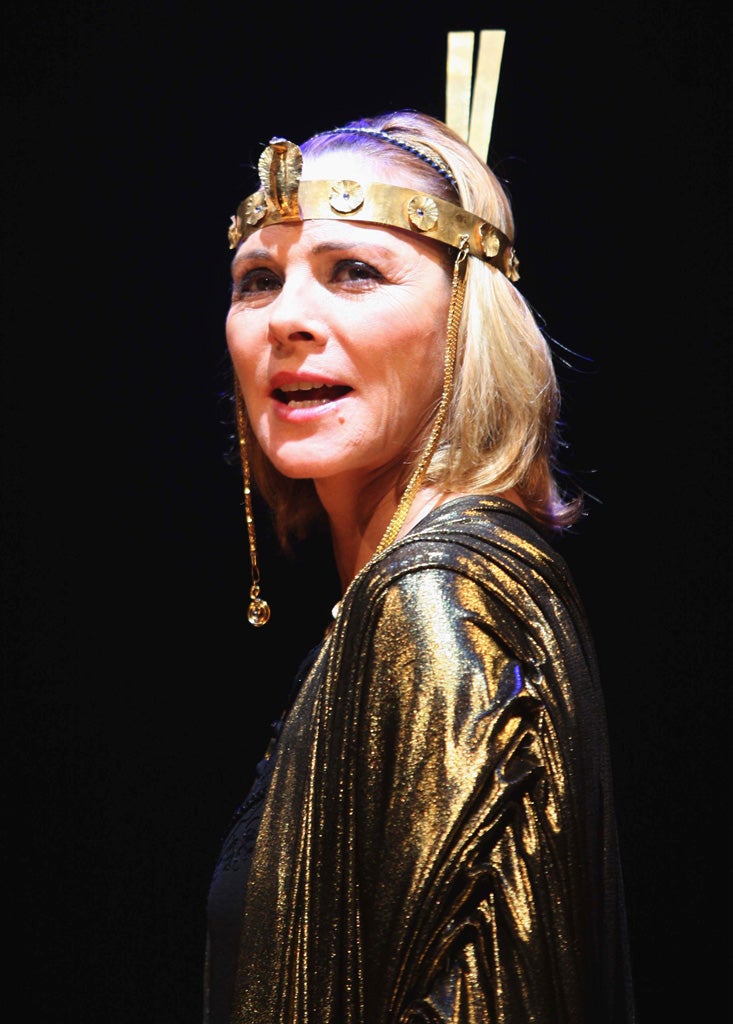 Kim Catrall in Antony and Cleopatra