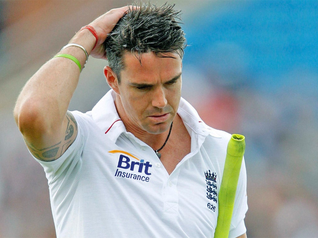 Kevin Pietersen has appeared disgruntled but still kept up his form with the bat