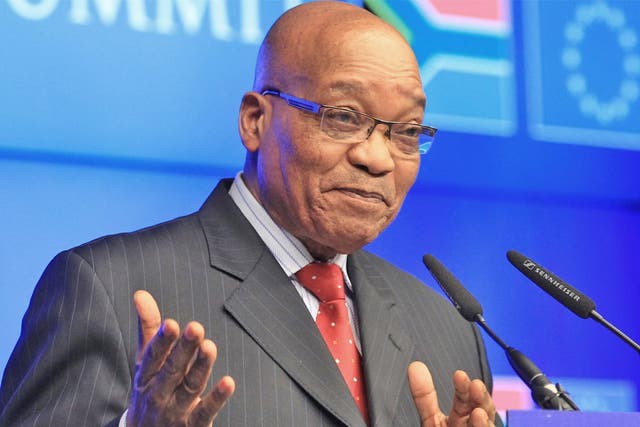 President Zuma was greeted with cheers at the congress of the mainstream union confederation