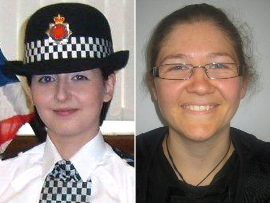 PC Nicola Hughes and PC Fiona Bone were responding to an apparently routine 999 call about a burglary