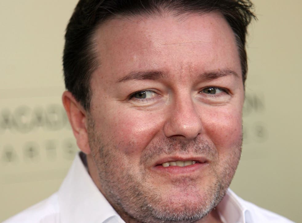 Actor Ricky Gervais has blasted trophy hunters 