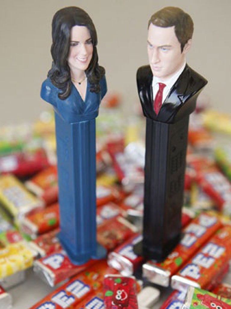 Kate and Will Pez dispensers