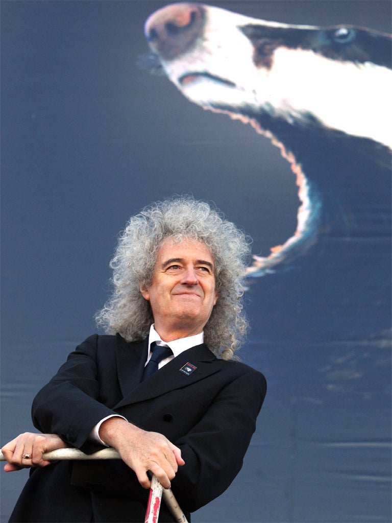 Queen guitarist Brian May is to stop drinking milk in protest