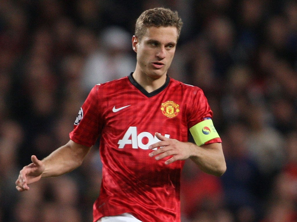 Nemanja Vidic has called Sunday's game 'a test' for United supporters
