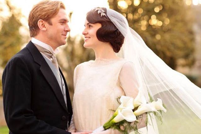 Marriage à la mode: Downton’s Dan Stevens as Matthew Crawley and Michelle Dockery as  Lady Mary