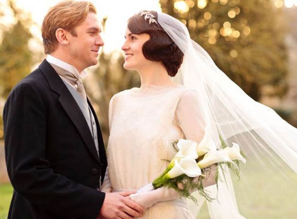 Marriage à la mode: Downton’s Dan Stevens as Matthew Crawley and Michelle Dockery as  Lady Mary