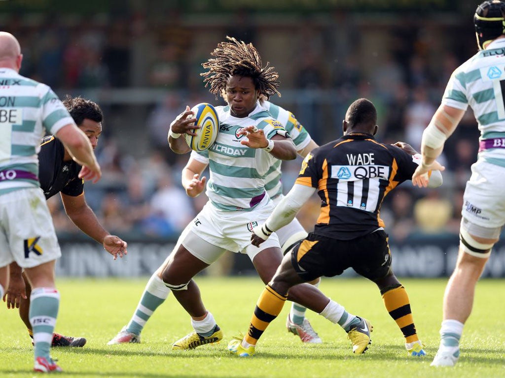 Marland Yarde, of London Irish, is on England’s radar