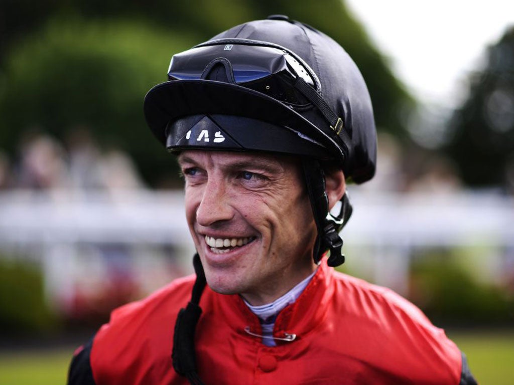 Champion-elect Richard Hughes rode a Newbury double yesterday