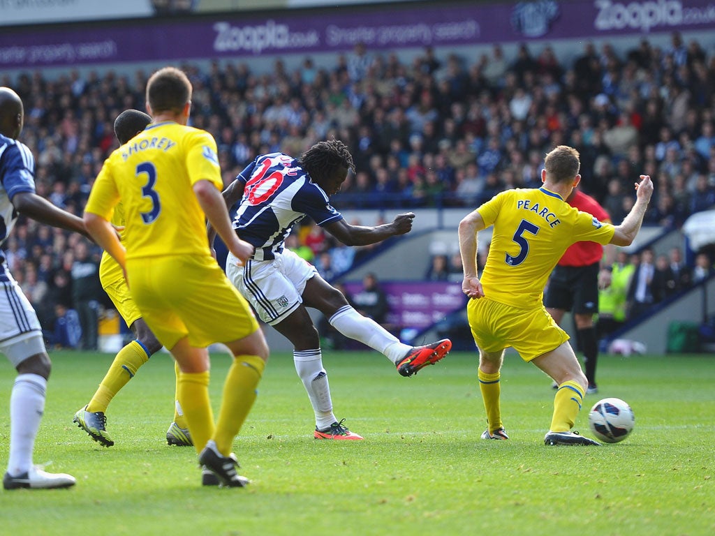West Brom's loan signing Lukaku scored the deciding goal for his side
